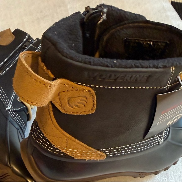 Wolverine Black and Tan Ankle Boots NWOT. - Picture 10 of 12